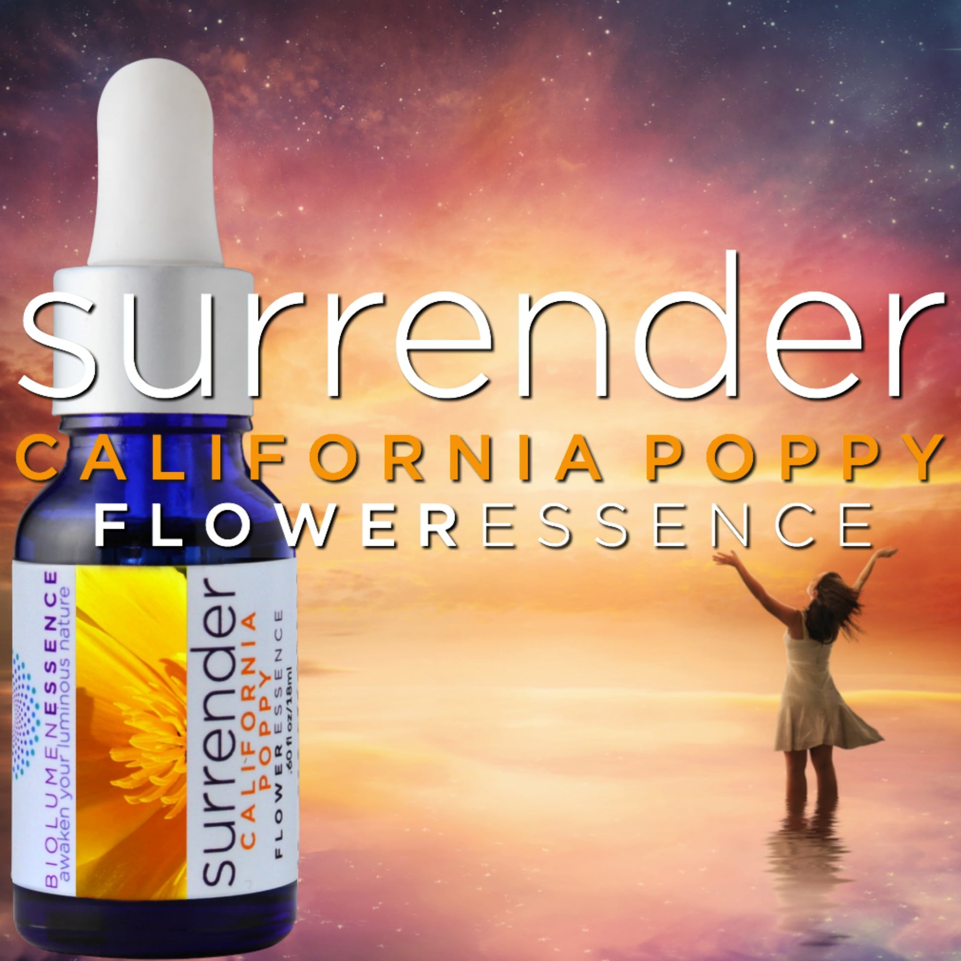 SURRENDER California Poppy Flower Essence